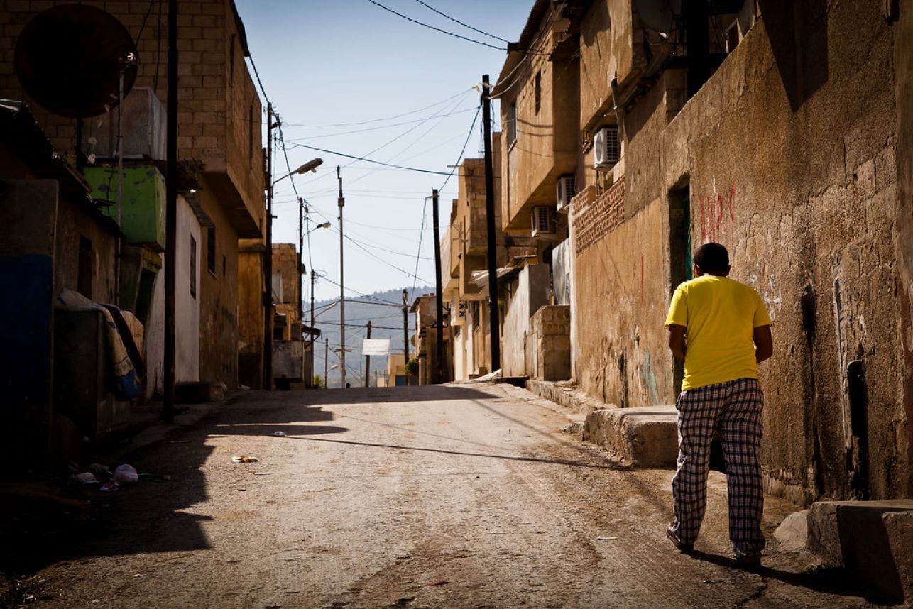 The refugeee camp Jerash in Jordan today. It was founded in 1968. © Omar Chatriwala